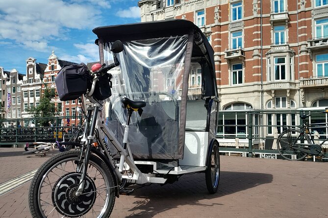 1 hour Amsterdam City Tour in Pedicab - Rembrandtplein: A Central Stage Named for a Local Legend