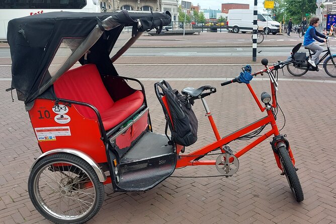 2 Hours Private Amsterdam Rickshaw Tour - Museumplein, Anne Frank House, and Vondelpark in one comfortable arc