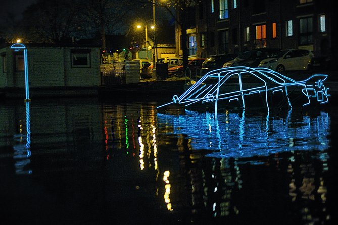 90-min Amsterdam Light Festival Tour - Prinsengracht departure: easy starting point, big night-sky payoff