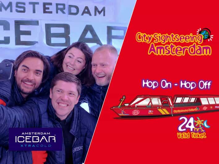 Amsterdam: 24-Hour Hop-On Hop-Off Boat and XtraCold Icebar - Key details worth knowing before you go