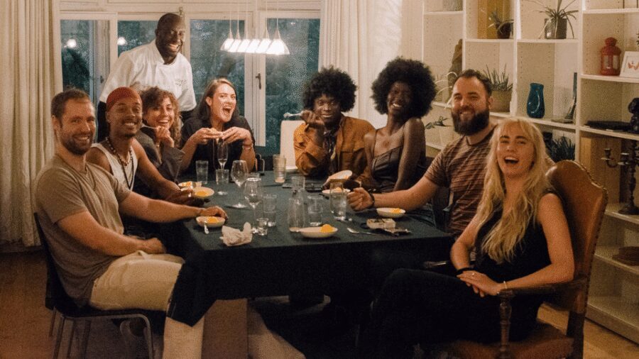 Amsterdam: 3-course dinner party at secret pop-up restaurant - What the shared table does to the meal (and your mood)