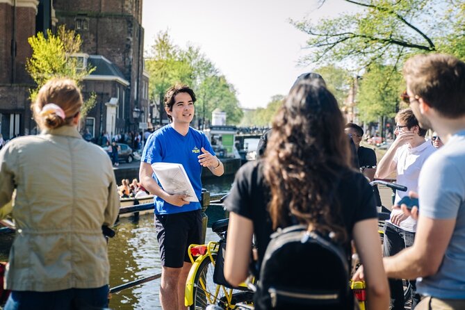 Amsterdam Anne Frank and Jewish History E Bike Tour - Nieuwezijds Kolk: starting at an old Amsterdam meeting point