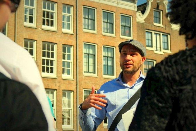 Amsterdam Architecture Tour - Guides Who Can Answer Questions: Edgar, Tijs, and Thijs in Action