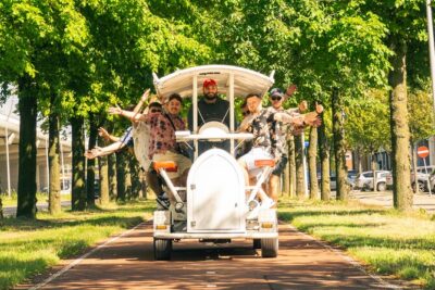 Amsterdam Beer Bike Blast Private Tour - With Beer On Tap - What you’ll do during the 75-minute beer bike blast