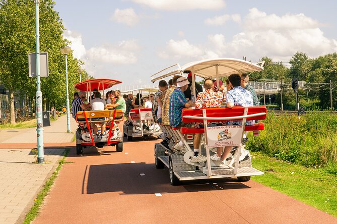 Amsterdam Beer Bike Blast Private Tour - With Beer On Tap - Meeting at Rhoneweg 1: planning your arrival like a local