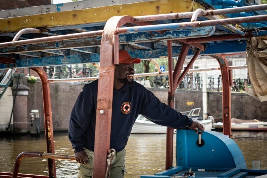 Amsterdam: Canal Cruise on a Wooden Refugee Boat - Pre- and post-tour: use Mediamatic to pace your day