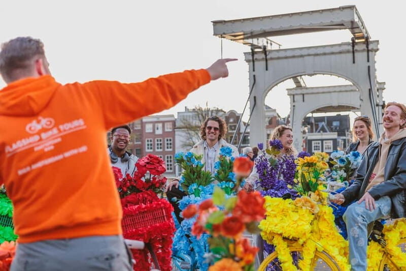Amsterdam: City Centre, Guided Bike Tour on Flower Bikes - Cruising the Canal Belt: Historic Houses, Bridges, and UNESCO Views