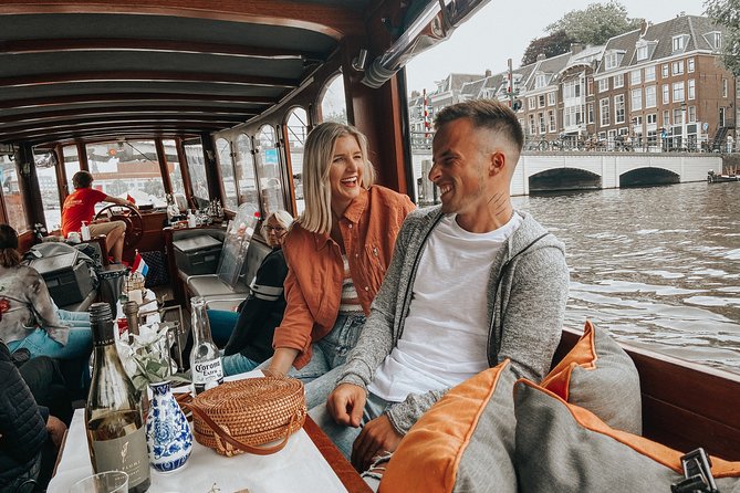 Amsterdam Classic Saloon Boat Cruise with Drinks and Cheese - Entering the UNESCO Canal Ring from Prinsengracht