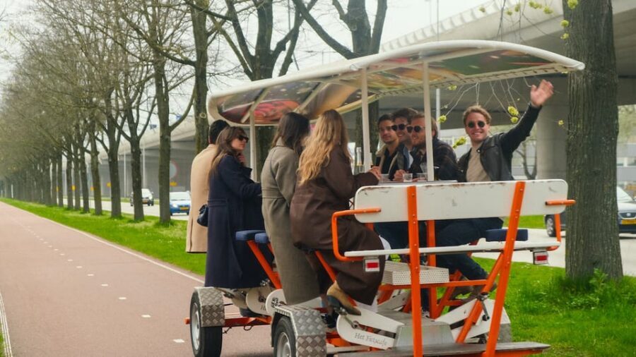 Amsterdam: Dutch Prosecco Party Bike - Group Size, Private Options, and the Comfort Reality