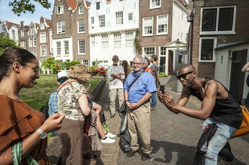 Amsterdam: Ganja Walking Tour - University Library pass-by: architecture credit for your route memory