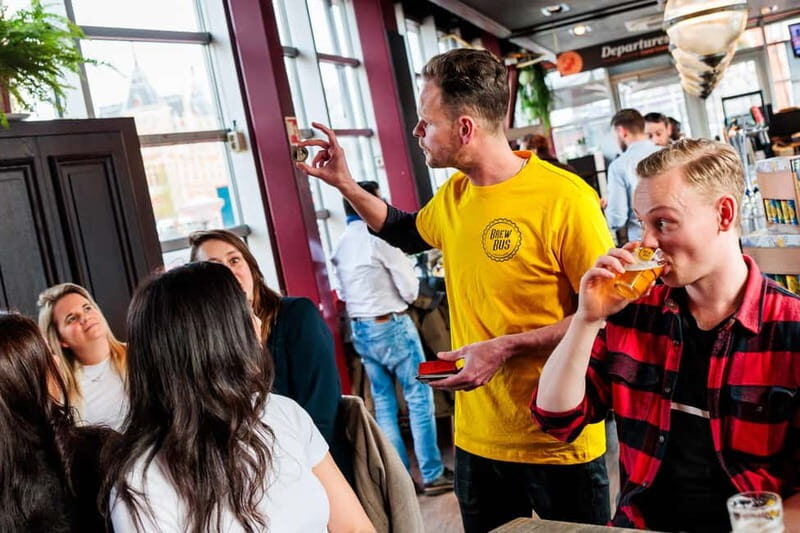 Amsterdam: Guided Craft Beer Tasting with cheese and snacks - A One-Hour Mystery Beer Tasting at ClinkNOORD