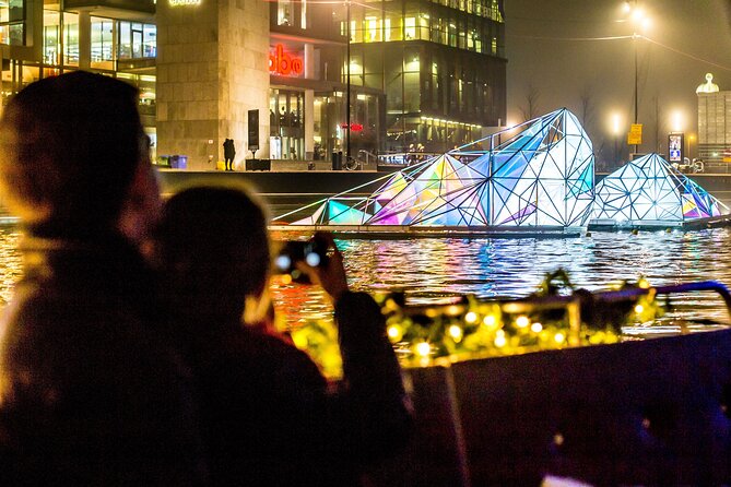 Amsterdam: heated Light Festival Cruise | Incl. Drinks Option - Prinsengracht focus: Anne Frank House and the Westerkerk from the water