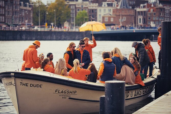 Amsterdam King’s Day Boat Party with Unlimited Drinks 2026 - The 1.5-hour itinerary: what happens once you’re on board