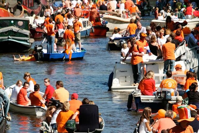 Amsterdam: Kingsday Party Cruise including Drinks - What You Get on This 90-Minute King’s Day Canal Cruise