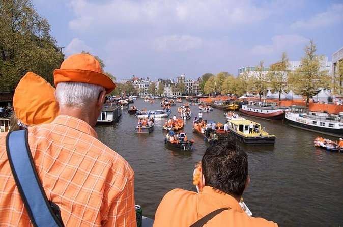 Amsterdam: Kingsday Party Cruise including Drinks - Drinking Package: Unlimited Beer, Wine, and Soft Drinks