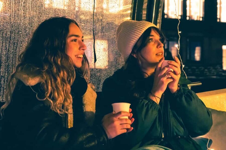 Amsterdam: Light Festival Boat with Hot Choco & Stroopwafel - The boat setup: blankets, warmth, and the kind of cold you should plan for