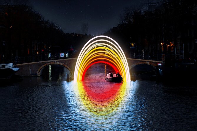 Amsterdam Light Festival: Canal Cruise + Bite & Unlimited Drinks - Weather reality: open boat, covered boat, and what to wear
