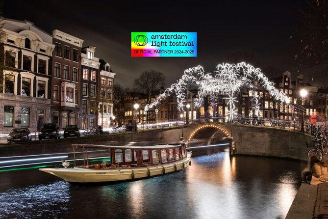 Amsterdam Light Festival: Cruise Unlimited Drinks & Bite option - Price and value: $26.42 for a festival night in Amsterdam