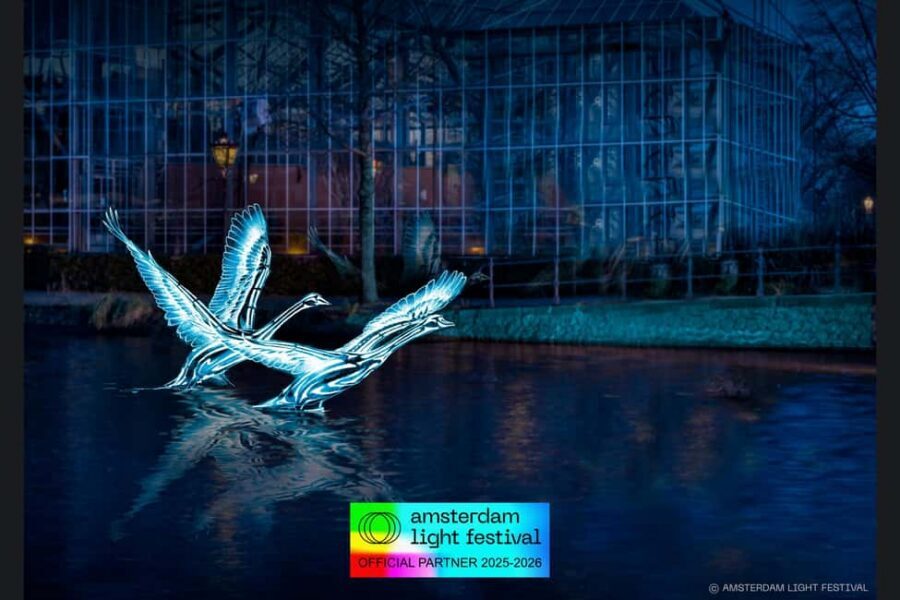 Amsterdam: Light Festival Heated Cruise + Unl Drinks & Snack - Amsterdam Light Festival from the water: the real visual payoff