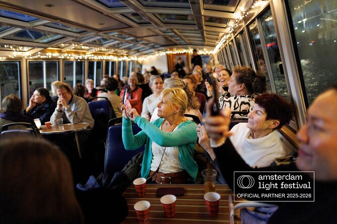 Amsterdam Light Festival Tour in German | Including Drinks - Getting the best views: where to stand and when to go outside