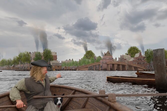 Amsterdam: Luxury Canal Cruise with Historic VR Experience - How the VR works: 17th-century scenes at specific points