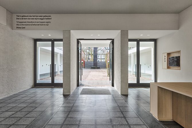 Amsterdam National Holocaust Museum and Memorial Entry Ticket - Entering the National Holocaust Museum with a timeslot that keeps you on track