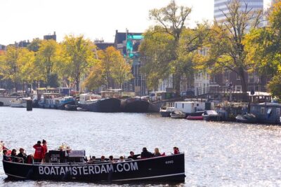 Amsterdam Open Boat Cruise in Old City Centre with Drinks Options - Price and value for $24.08 in about one hour