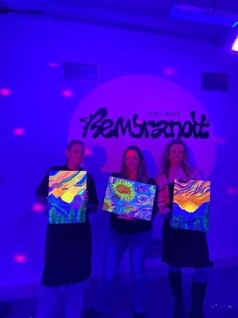 Amsterdam: Paint and Sip in the Dark at Rembrandt van Wine - Amsterdam value: why this works as an evening plan