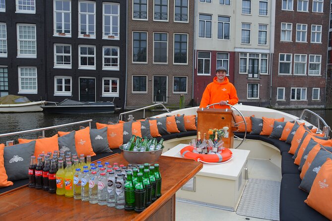 Amsterdam Private Boat Trip With Skipper, Burger and Beers - Rembrandtplein and bridge moments: views, photos, and city energy