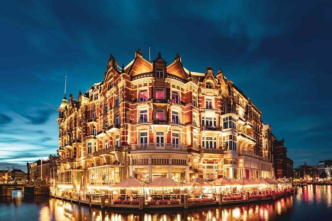 Amsterdam: Private Romantic Evening Canal Cruise + Bubbles/Snacks - Seven Bridges at night: the light show you can actually see