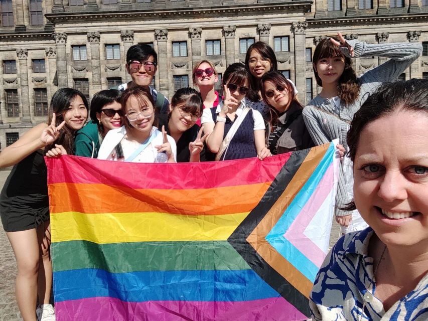 Amsterdam: Queer City Walking Tour With Local Guide - Belle and the short guided stops that keep momentum