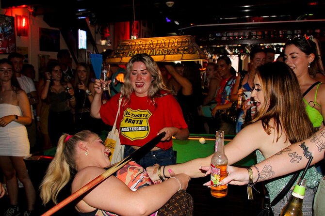 Amsterdam Red Light District Pub Crawl - Stop 2 and Stop 3: Red Light Bar and Café De Buurvrouw