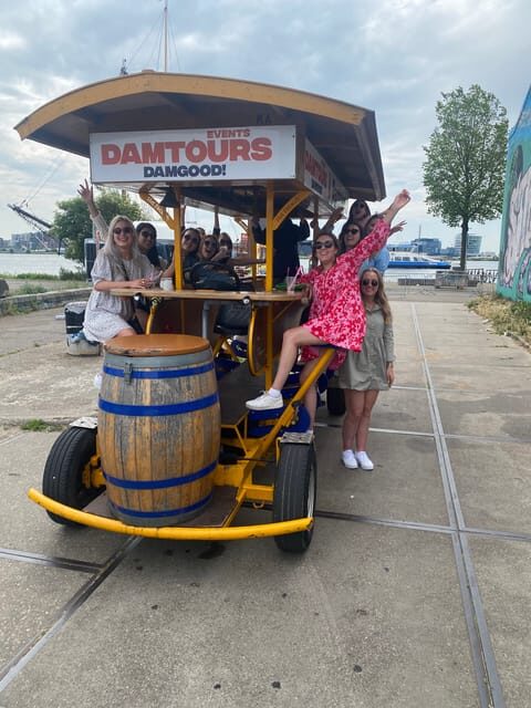 Amsterdam: Shared Party Bike Tour with Beer - Day or Night: Two Different Amsterdam Moods