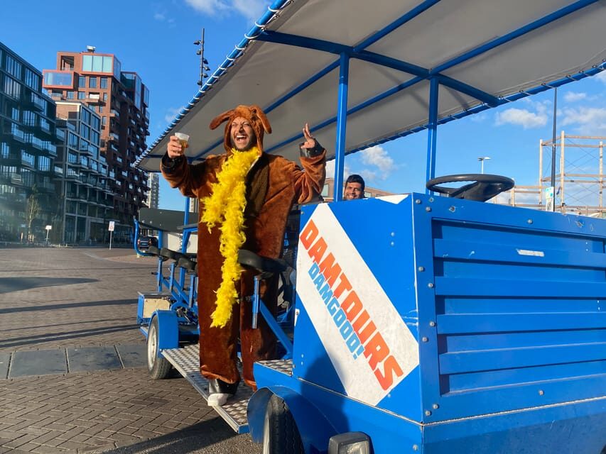 Amsterdam: Shared Party Bike Tour with Beer - Where You’ll Ride: Canals, Amsterdam-North, and Less-Expected Views