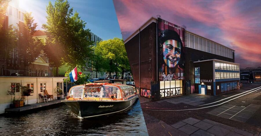 Amsterdam: STRAAT Museum and Canal Cruise Combination Ticket - Inside STRAAT Museum: street art made for the building