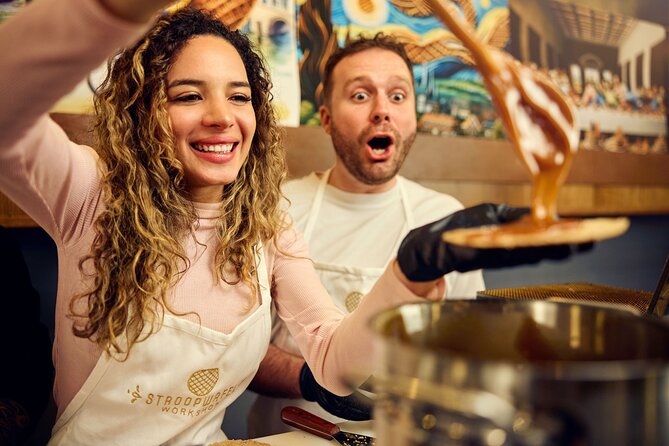 Amsterdam Traditional Dutch Syrup Waffle Making Workshop - Hands-on dough and the traditional iron press