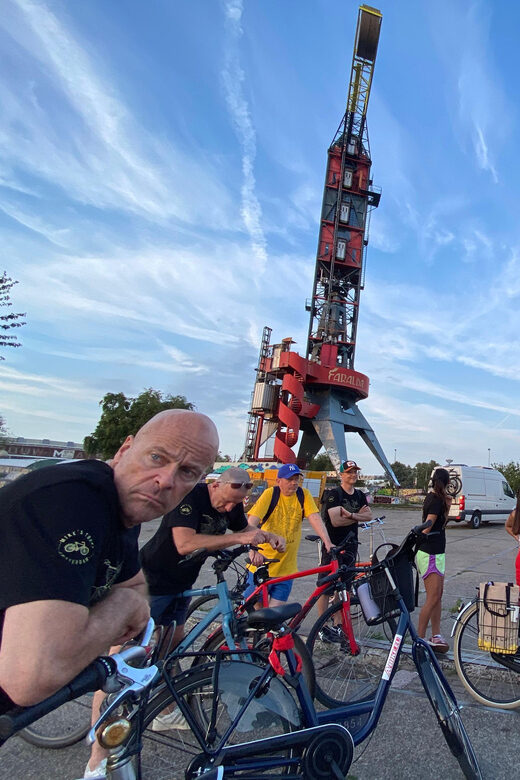 Amsterdam: Urban Bike Tour, Graffiti Art & Magnet Fishing - The First Legs by Bike: Prinseneiland Harbor and Jordaan Streets