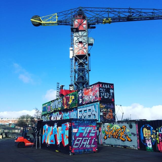 Amsterdam: Urban Bike Tour, Graffiti Art & Magnet Fishing - IJ River Photo Stop and the Short Ferry Switch-Up