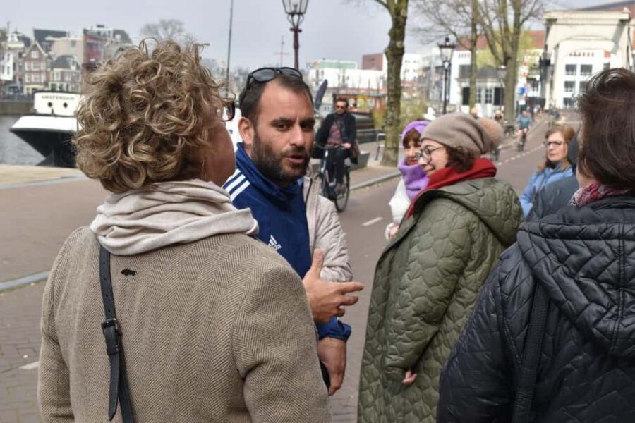 Amsterdam Walking Tour:Anne Frank, History & Liberal Culture - Aluminium Bridge, Staalmeestersbrug, Magere Brug, and Blauwbrug: canals with meaning