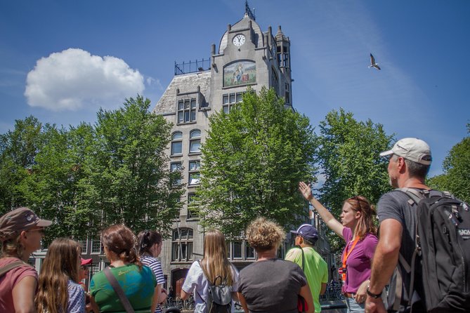 Anne Frank Private Bike Tour in Amsterdam - Stop 1 on the Amstel: holocaust memorials and the River District