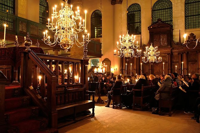 Anne Frank Walking Tour Amsterdam Including Jewish Cultural Quarter - Portuguese Synagogue: 17th-century candles and a living house of worship