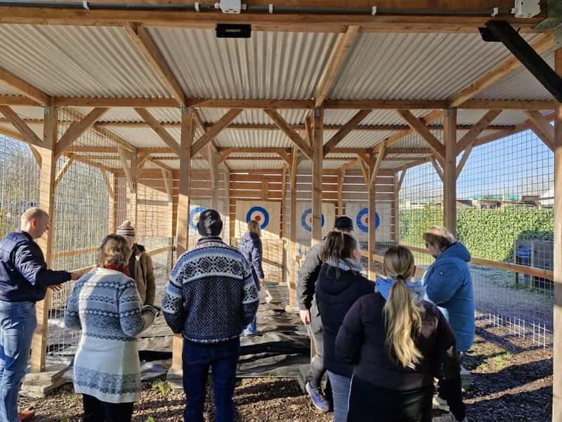 Axe Throwing in Amsterdam: Unleash Your Inner Warrior - Outdoor Space and Group Energy for Team-Building