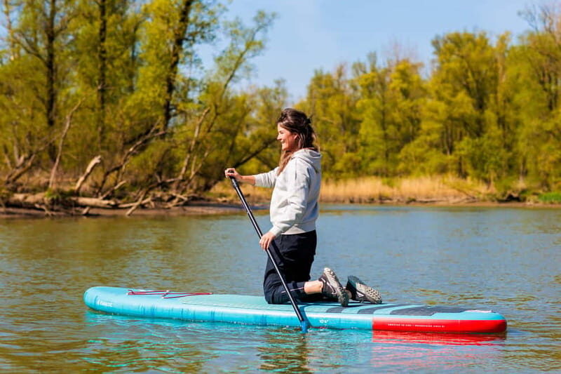 Biesbosch: SUP Board Rental - SUP boards here are built for stability (not just sporty balance)