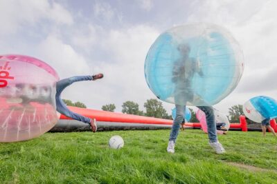 Bubble Football in Amsterdam – Hilarious Fun at UP Events! - Bubble Football itself: what the inflatable bubbles do to the game