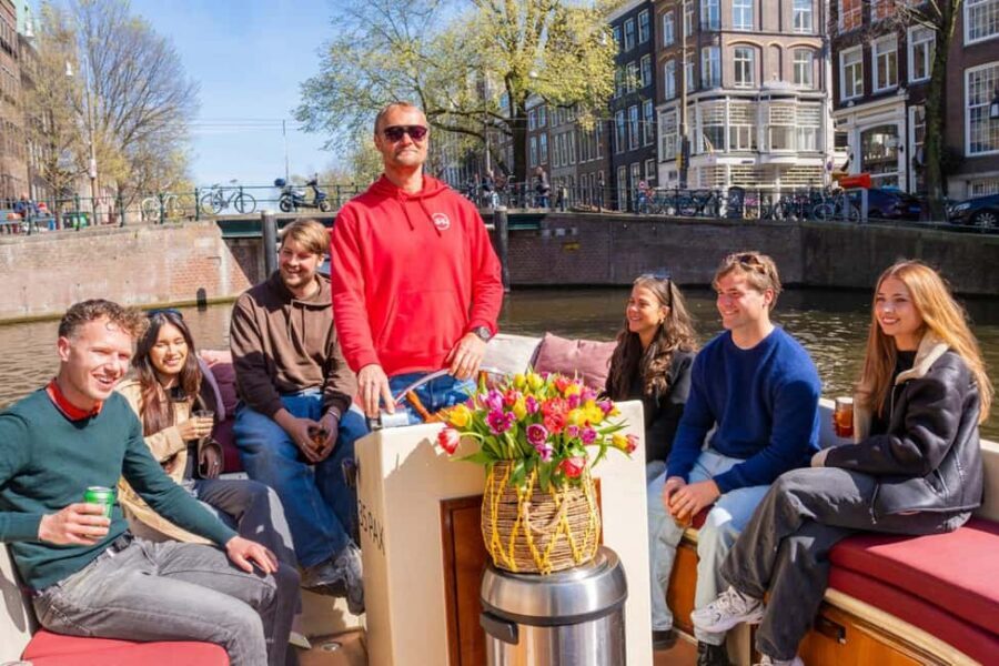 Cheese & Drinks Guided Amsterdam Boat Tour, All Inclusive - Starting at Oudezijds Voorburgwal 226: what your first 10 minutes feel like