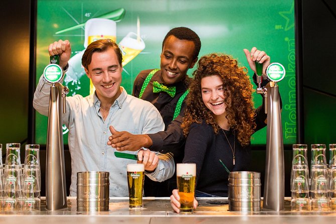 Combo Ticket: Heineken Experience Amsterdam and 1h Canal Cruise - Heineken Experience: techy beer history and two included pours