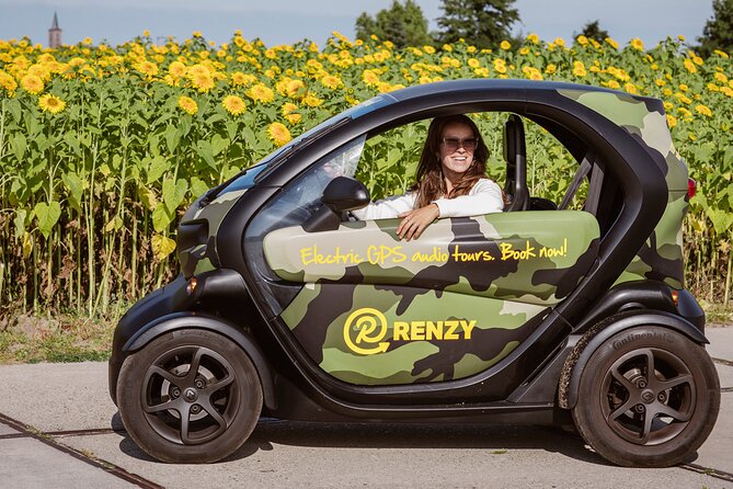 Drive it yourself electric Dune & Summer Flower GPS audio tour - What you really get: a small car, a fixed route, and two free-entry stops