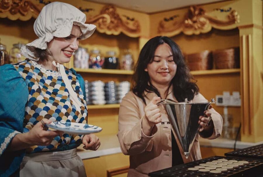 Dutch Mini Pancake Baking Experience with Ms. Sweettooth - Meet Ms. Sweettooth: a 19th-century character in modern Amsterdam