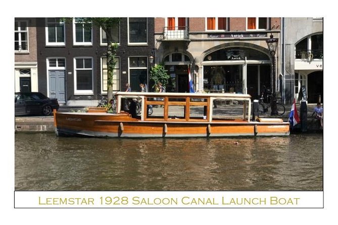 Exclusive Cruise! 90 min - 12 guests max - Book Leemstar! - Drinks, Dutch Bites, and Why That Matters for Real Value