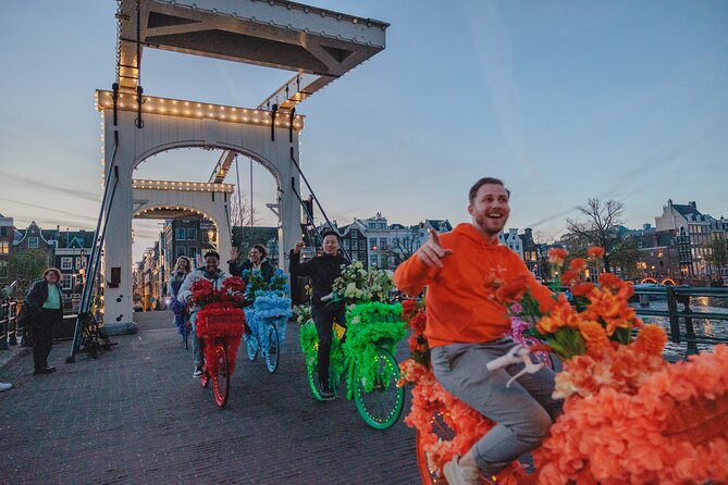 Explore Amsterdam canals on iconic Flower Bikes - Museum Quarter on two wheels: Rijksmuseum area without the marathon